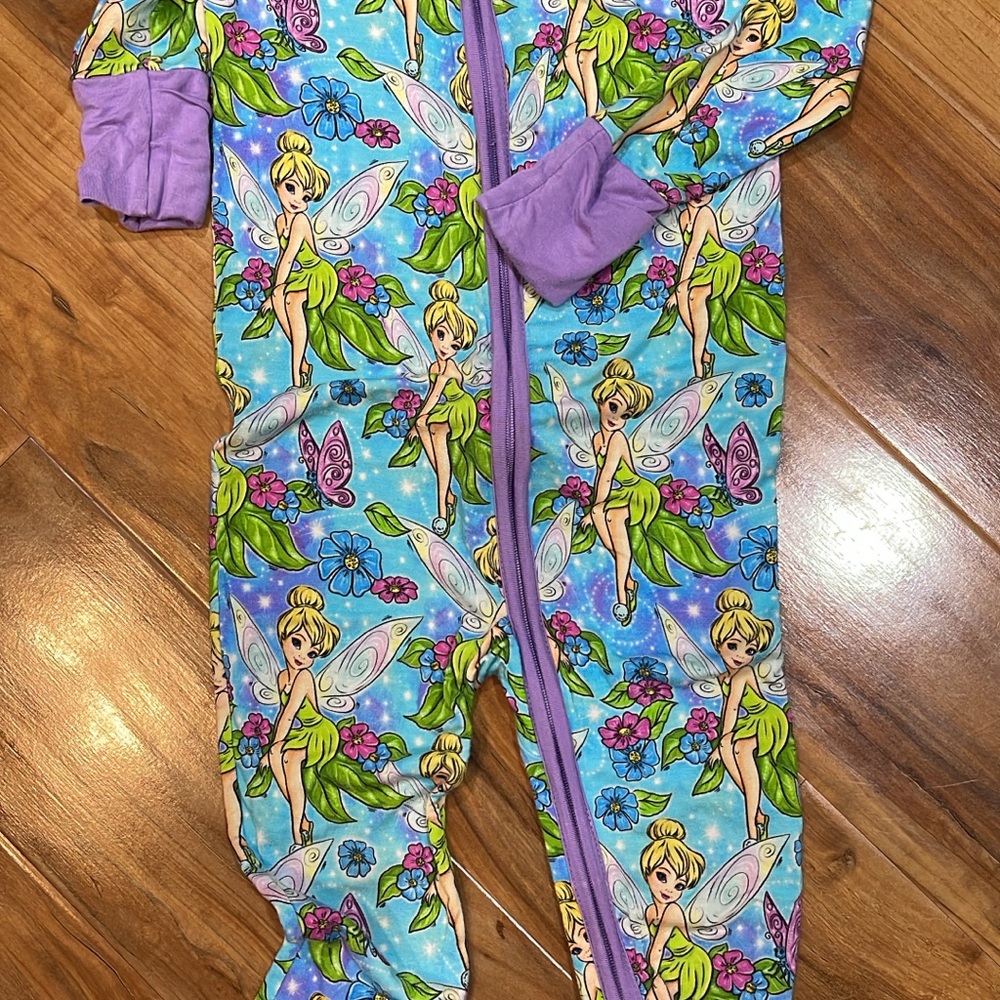 Whimsical Purple and Blue Tinker Bell Footies